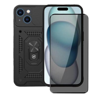 Kit Capa case capinha Dinamic Cam Protection e Pelicula Defender Pro Privacidade para iPhone 15 Plus - Gshield