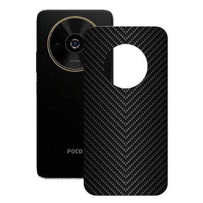 Película para Xiaomi Poco C61 - Traseira de Fibra de Carbono Preta - Gshield