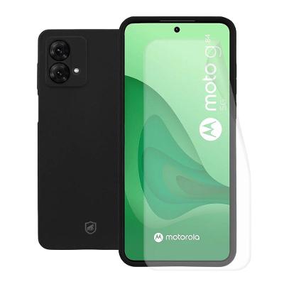 Kit Capa case capinha Silicon Veloz e Película Hydrogel HD para Motorola Moto G84 5G - Gshield