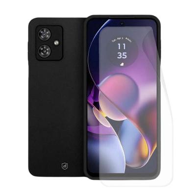 Kit Capa case capinha Silicon Veloz e Película Hydrogel HD para Motorola Moto G54 - Gshield