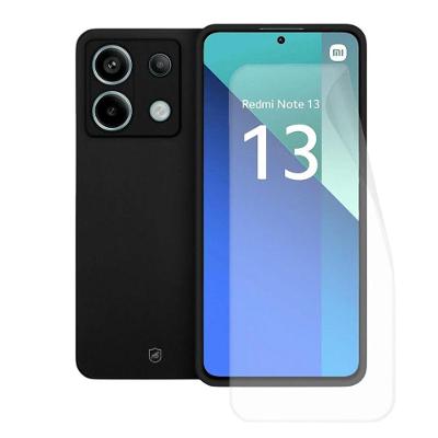 Kit Capa case capinha Silicon Veloz e Película Hydrogel HD para Xiaomi Redmi Note 13 - Gshield