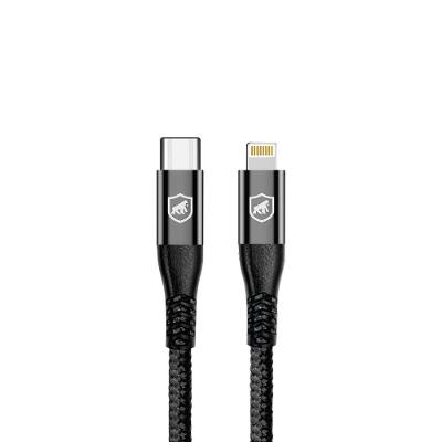 Cabo Raptor - Lightning / Tipo C - Preto - 1M - Gshield