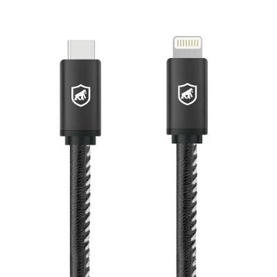 Cabo Turbo Militar - 1,5M - Lightning - Tipo C - Certificado MFI - Homologado - iPhone / iPad - Gshield