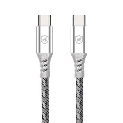 Cabo Dual Tech PD 100W Tipo C / Tipo C -Branco-1,8M- Gshield