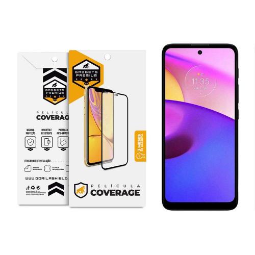 Película Coverage 5D Pro Preta para Motorola Moto E30 / E40 - Gshield