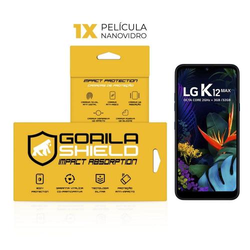 Película de Nano Vidro para LG K12 Max - Gorila Shield