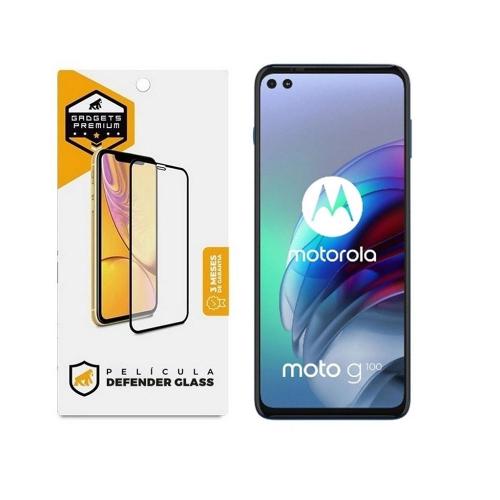 Película Defender Glass para Motorola Moto G100 5G - Preta - Gshield