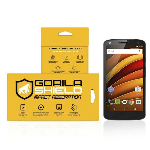 Película Nano Gel dupla para Motorola Moto X Force - Gorila Shield (Cobre toda tela)