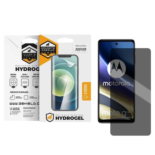 Película p/ Motorola G51 5G - Privacidade Hydrogel - Gshield