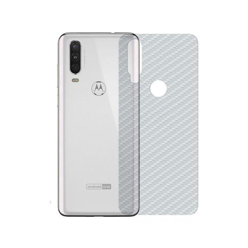 Película Traseira de Fibra de Carbono Transparente para Motorola One Action - Gorila Shield