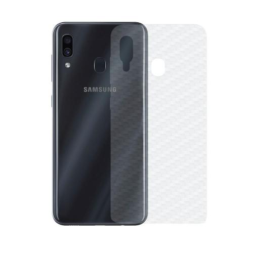 Película Traseira de Fibra de Carbono Transparente para Samsung Galaxy A30 - Gorila Shield