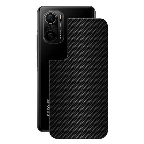 Película Xiaomi Poco F3-Traseira Fibra Carbono Preta-Gshield