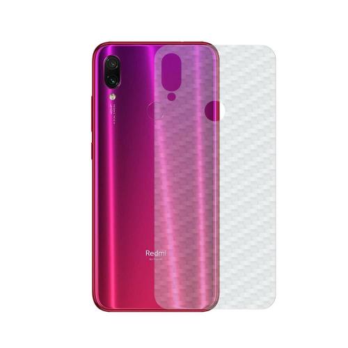 Película Traseira de Fibra de Carbono Transparente para Xiaomi Redmi Note 7 - Gorila Shield