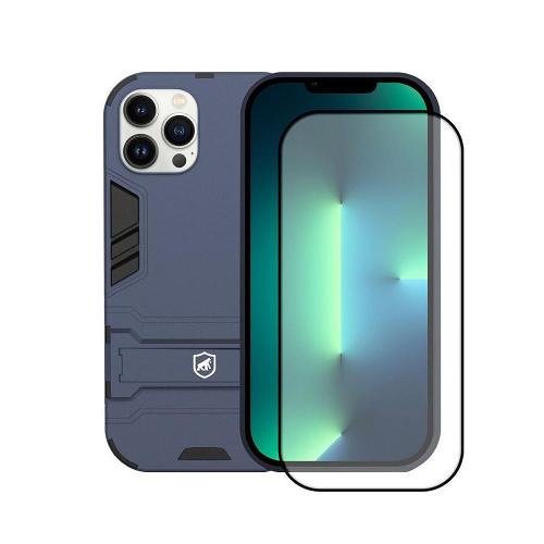 Capa Armor e Pelicula Coverage para iPhone 12 ProMax-Gshield