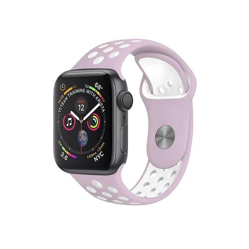 Pulseira para Apple Watch Armor Running 49MM- Rosa e Branco - Gshield