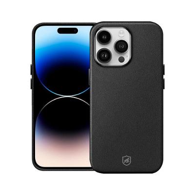 Capa case capinha para iPhone 14 Pro Max - Couro Dual Magsafe Preta - Gshield