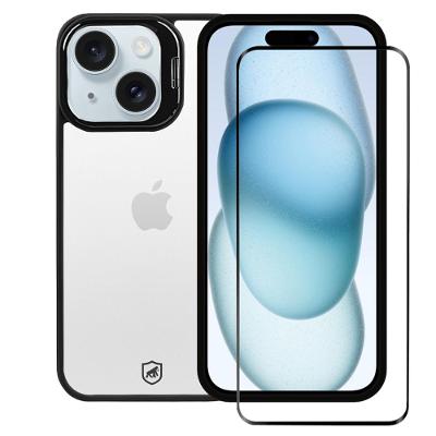 Kit Capa case capinha Gravity Preta e Película Ultra Safe para iPhone 15 Plus - Gshield