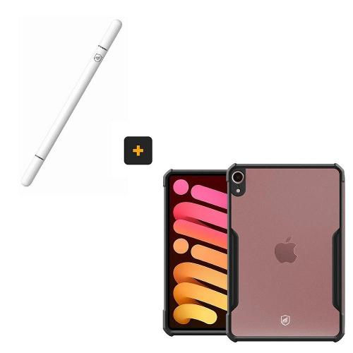 Kit Capa case capinha Dual Shock X e Caneta Dinamic para iPad Mini 6 (8.3) - Gshield
