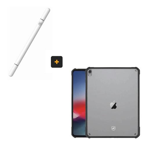 Kit Capa case capinha Dual Shock X e Caneta Dinamic para iPad Pro 12.9 (2018 / 2020 / 2021 / 2022) - Gshield