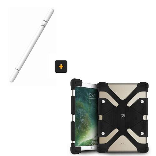 Kit Capa case capinha Skull Armor Universal e Caneta Dinamic para Tablet de 7 a 8 Polegadas - Gshield