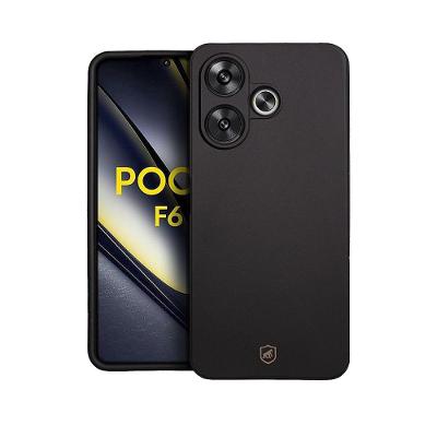 Capa case capinha para Xiaomi Poco F6 5G - Silicon Veloz - Preta - Gshield