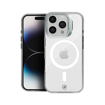 Capa case capinha para iPhone 14 Pro - MagSafe Crystal Armor Stand - NÃO AMARELA - Gshield