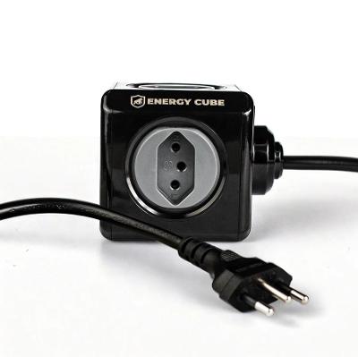 Adaptador Energy Cube Bivolt Filtro de Linha Multiplicador de Tomadas 10A com Proteção de Sobretensão