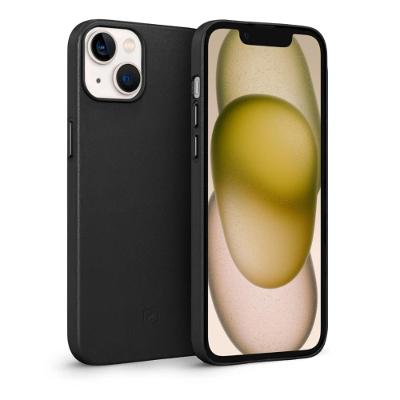 Capa case capinha para iPhone 15 - Couro Dual Preta - Gshield