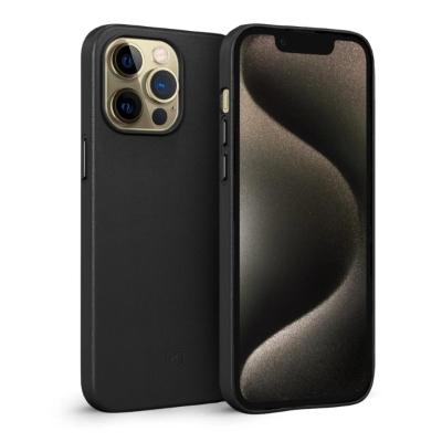 Capa case capinha para iPhone 15 Pro Max - Couro Dual Preta - Gshield