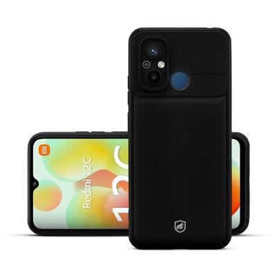 Capa para Redmi 12C - Symetric Preta - Gshield