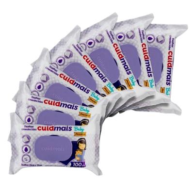 Kit Toalha Umedecida Cuidmais Baby Premium com 700 Unidades