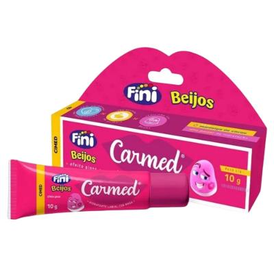 Hidratante Labial Carmed Fini Beijos Cor Rosa 10g