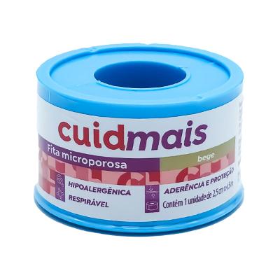 Fita Microporosa Cuidmais Bege 2,5x4,5m