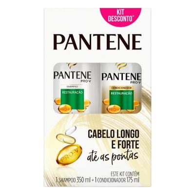 Kit Pantene Restauração Pro v Shampoo 350ml e Cond 175ml