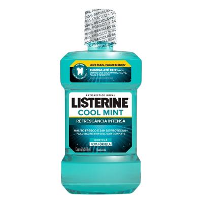 Enxaguante Bucal Antisséptico Listerine Cool Mint Leve 500ml Pague 350ml