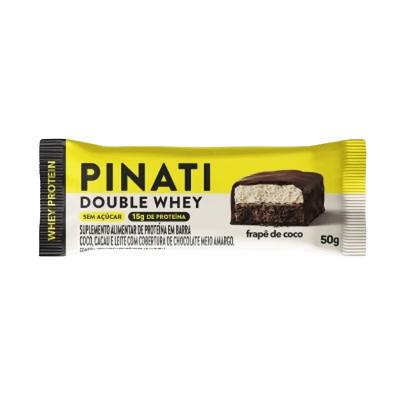 Barra Pinati Double Whey Frapê De Coco 50g