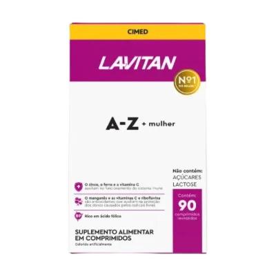 Suplemento Multivitamínico Lavitan Az Mulher c/ 90 Comp.
