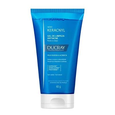 Gel De Limpeza Antiacne Ducray Keracnyl Pele Oleosa a Acneica 60g