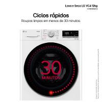 Lava e Seca 12Kg LG Smart Branca com 12 Programas de Lavagem - CV5012WC4