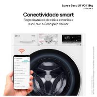 Lava e Seca 12Kg LG Smart Branca com 12 Programas de Lavagem - CV5012WC4 - 9