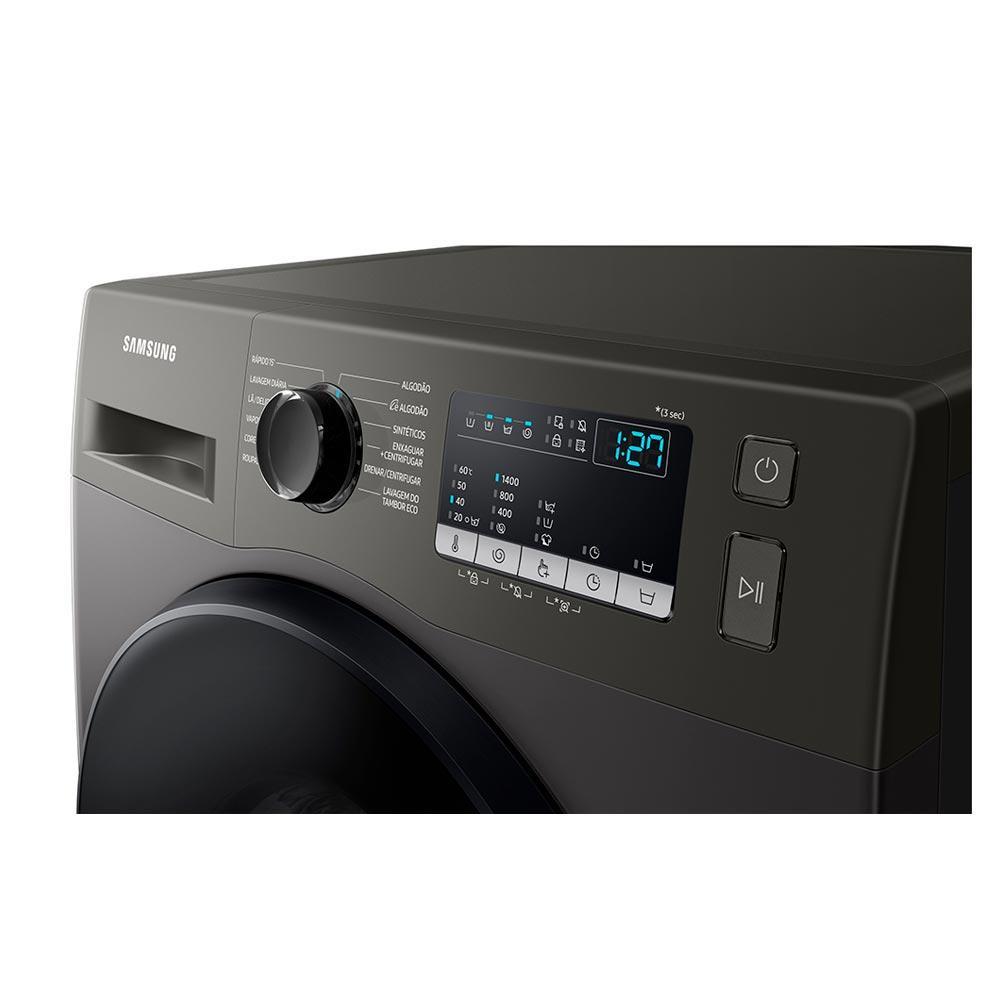 Lavadora de Roupas Samsung 11 Kg Digital Inverter Inox Look com 12 Programas de Lavagem - WW11T4040BX - 6