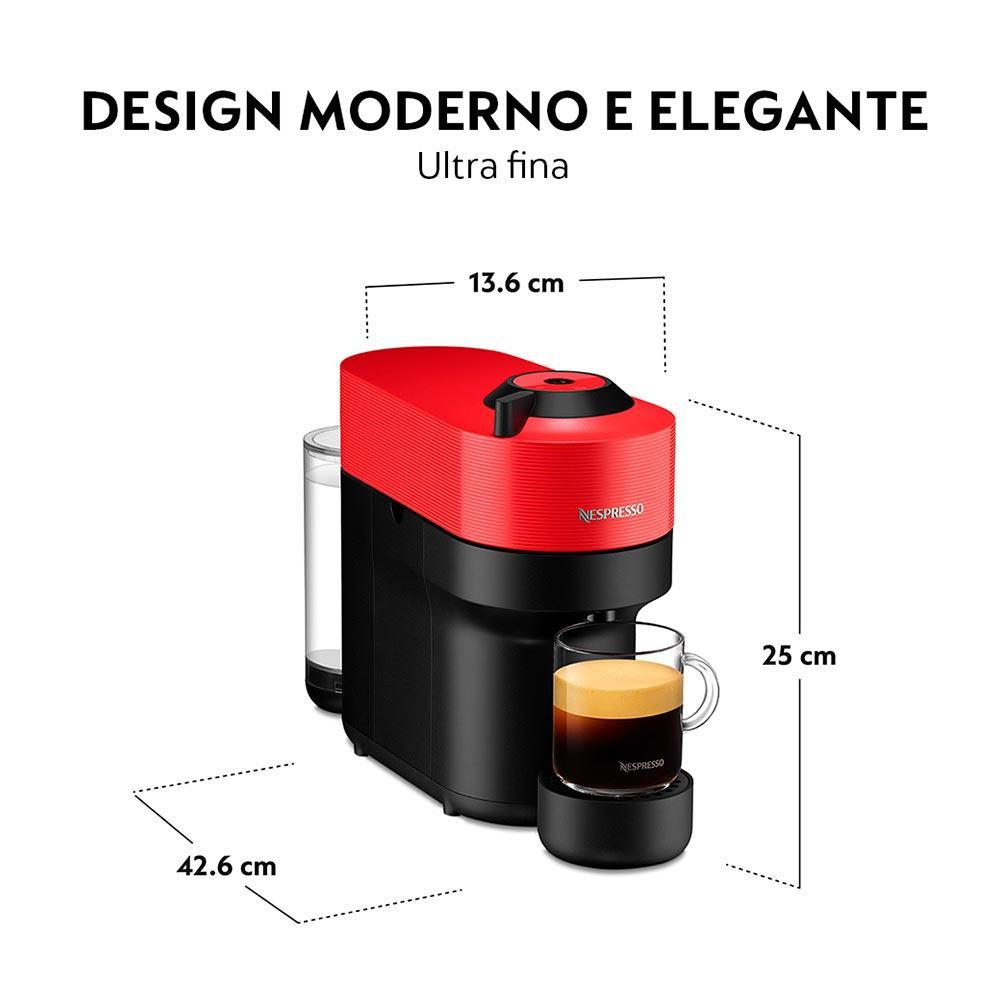 Cafeteira Nespresso Vertuo POP Vermelho Pimenta para Café Espresso Manual - GCV2BR - 4