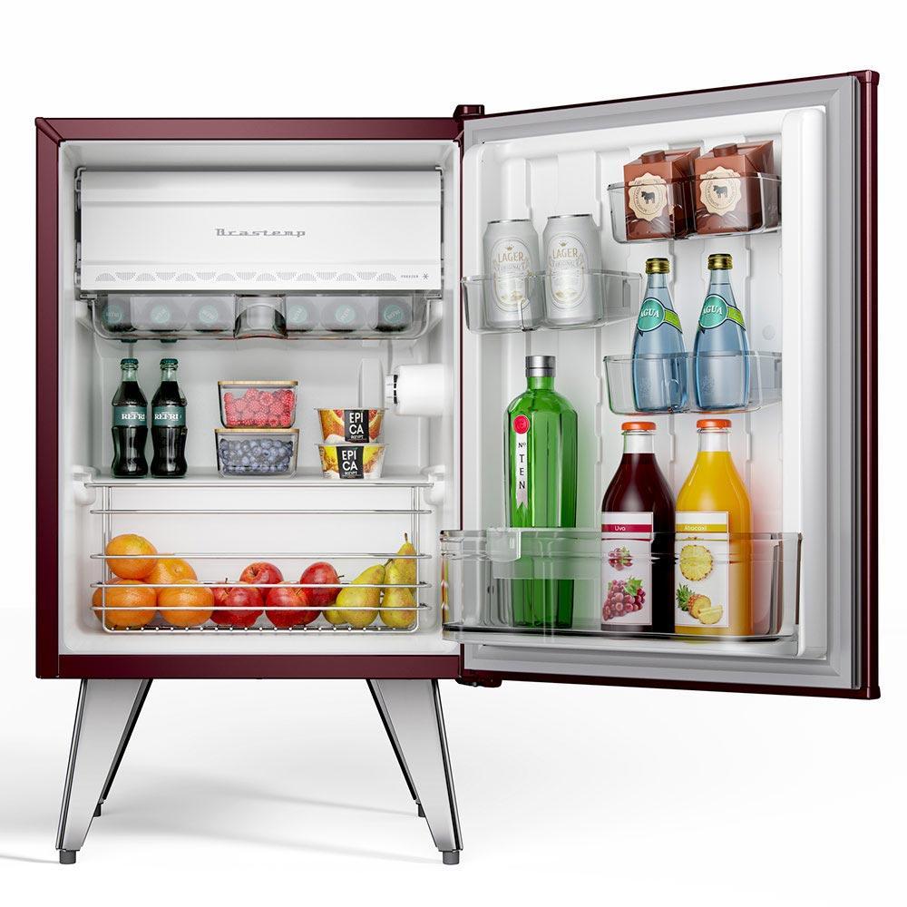 Frigobar Brastemp Retrô 76 Litros Marsala Wine - BRA08HG - 4