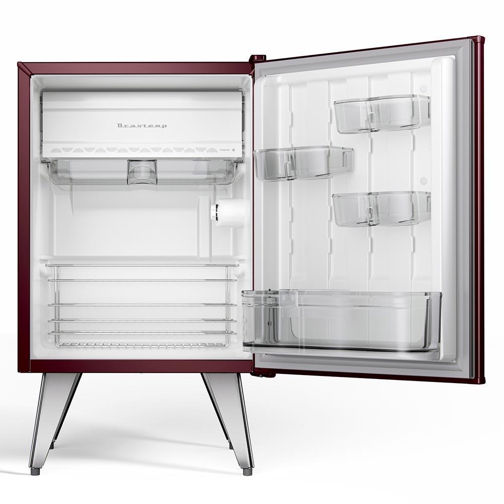 Frigobar Brastemp Retrô 76 Litros Marsala Wine - BRA08HG - 5