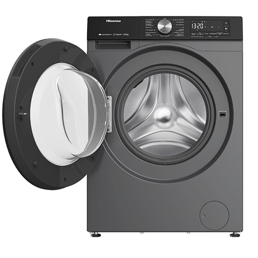 Lava e Seca 13Kg Hisense Titanium com 13 Programas de Lavagem, Steam, Wi-Fi - WD3S13 - 6