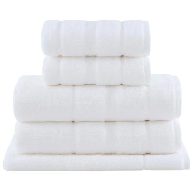 Jogo de Toalhas de Banho com 05 Peças Vison Dual Air Branco - Buddemeyer