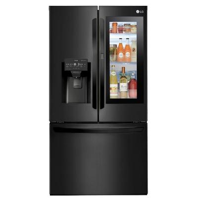 Refrigerador Side by Side LG de 02 Portas Frost Free com 647 Litros Black Inox - GC-V257SQV