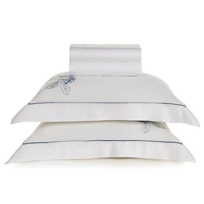 Jogo de Cama Casal com 04 Peças Aster Branco - Karsten