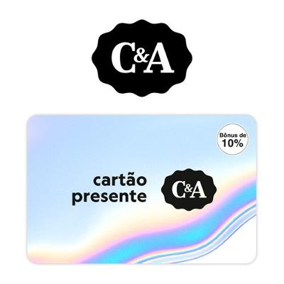 Cartão Presente C&A Bônus 10% Imediato