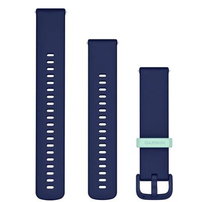 Smartwatch Pulseira Garmin Quick Release 20mm Azul marinho FR55/165/245/Venu/Vivoactive 5